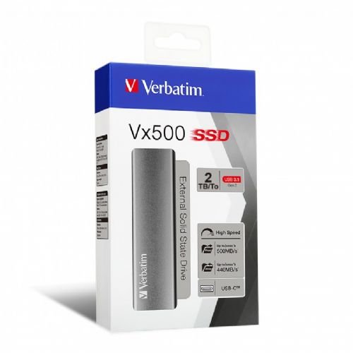 Verbatim SSD VX500 EXT USB 3.1 G2 2TB  EAN 0023942474548
